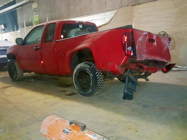 1GCDT39E888212795 - 2008 CHEVROLET COLORADO L RED photo 3