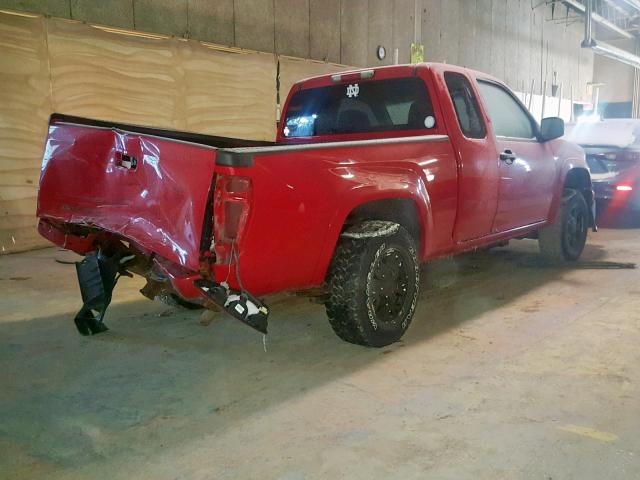 1GCDT39E888212795 - 2008 CHEVROLET COLORADO L RED photo 4