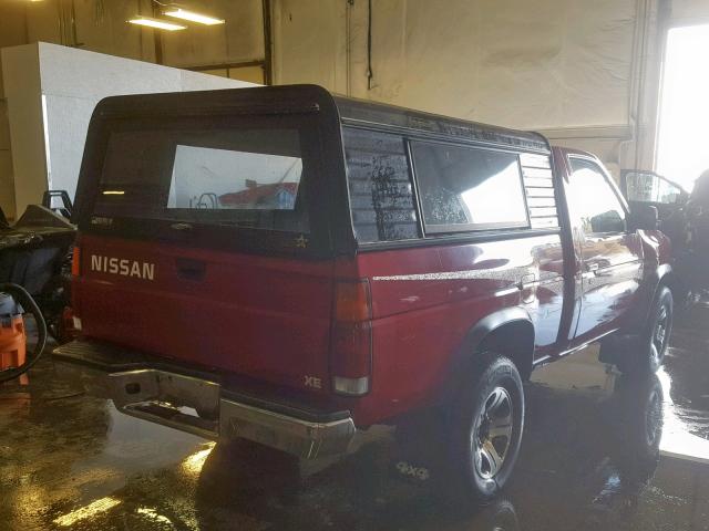1N6SD11Y1VC405214 - 1997 NISSAN TRUCK XE RED photo 4