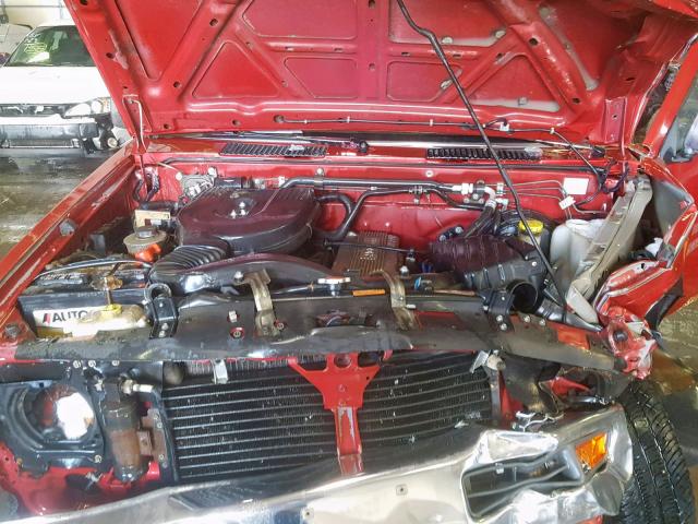 1N6SD11Y1VC405214 - 1997 NISSAN TRUCK XE RED photo 7