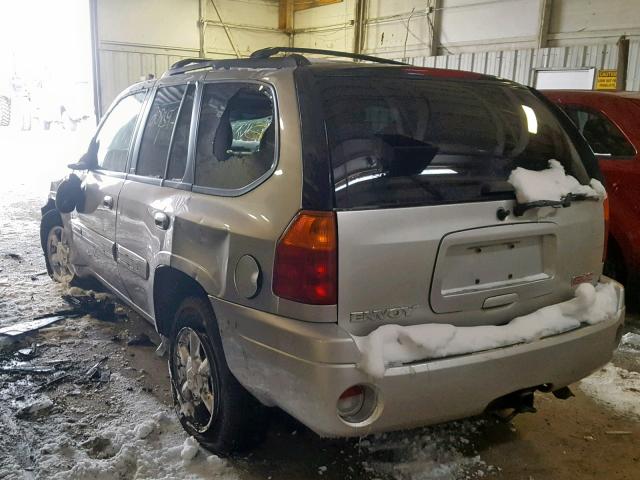 1GKDT13S742315100 - 2004 GMC ENVOY SILVER photo 3