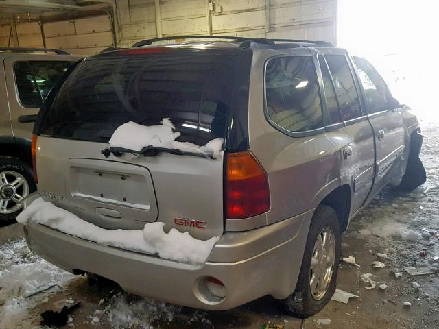 1GKDT13S742315100 - 2004 GMC ENVOY SILVER photo 4