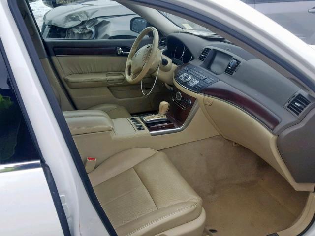 JNKAY01F88M653503 - 2008 INFINITI M35 BASE WHITE photo 5