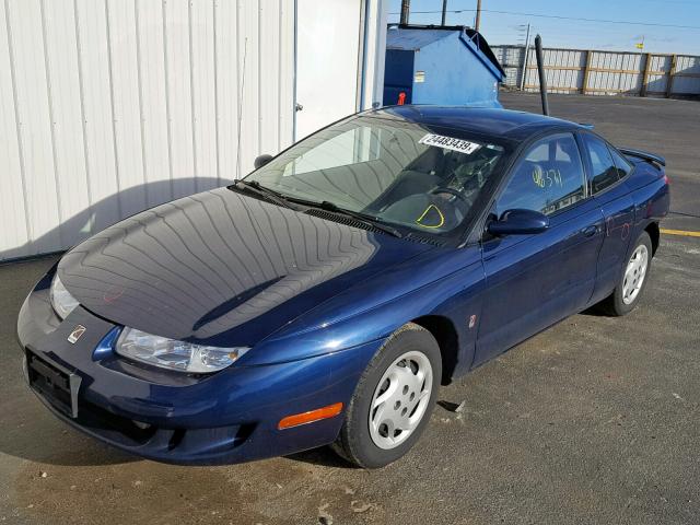 1G8ZY1278XZ302734 - 1999 SATURN SC2 BLUE photo 2