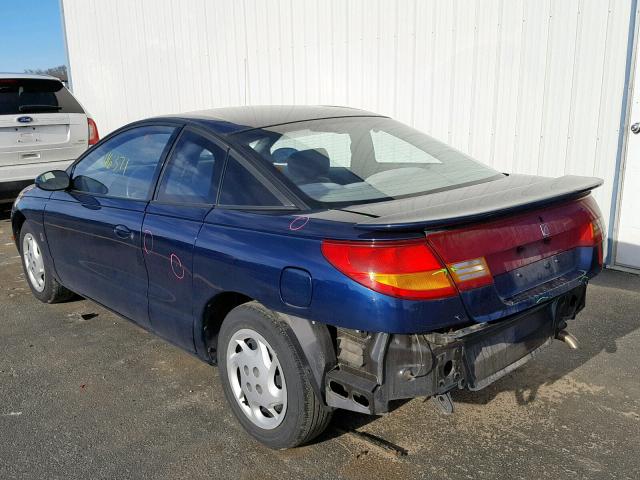 1G8ZY1278XZ302734 - 1999 SATURN SC2 BLUE photo 3