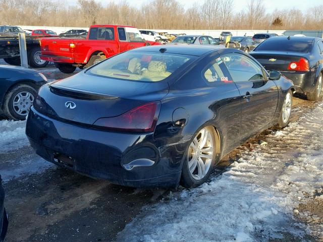 JNKCV64F99M652510 - 2009 INFINITI G37 BLACK photo 4