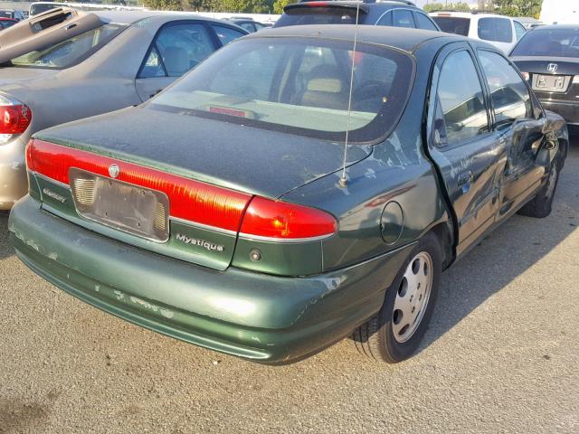 1MEFM6535XK627441 - 1999 MERCURY MYSTIQUE G GREEN photo 4