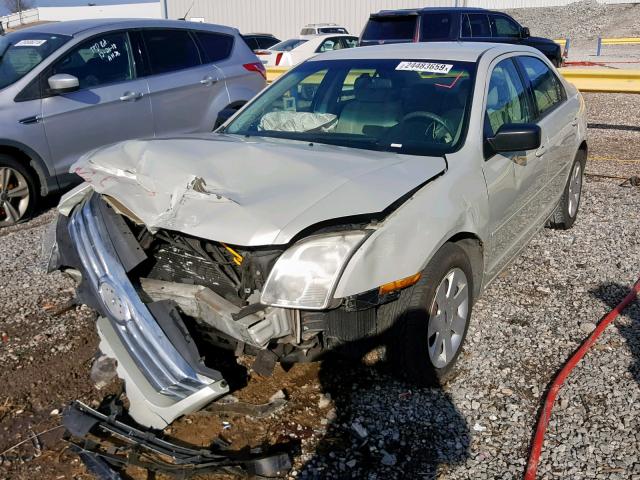 3FAHP06Z88R169415 - 2008 FORD FUSION S SILVER photo 2