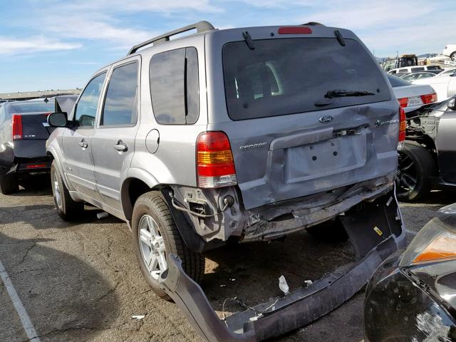 1FMCU59H97KA76804 - 2007 FORD ESCAPE HEV GRAY photo 3