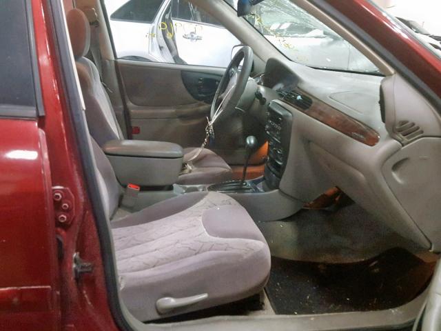 1G1NE52J22M614613 - 2002 CHEVROLET MALIBU LS 红色 照片 5