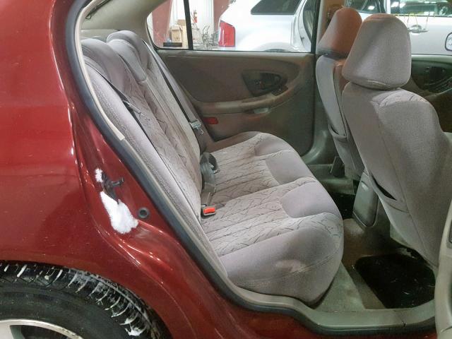 1G1NE52J22M614613 - 2002 CHEVROLET MALIBU LS 红色 照片 6