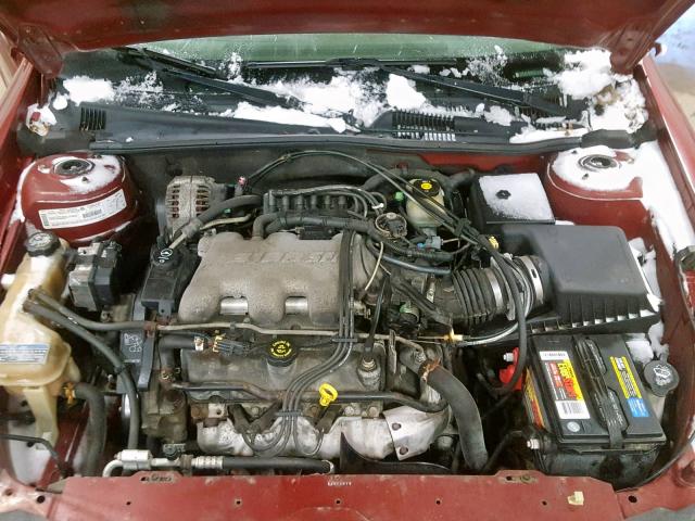 1G1NE52J22M614613 - 2002 CHEVROLET MALIBU LS 红色 照片 7