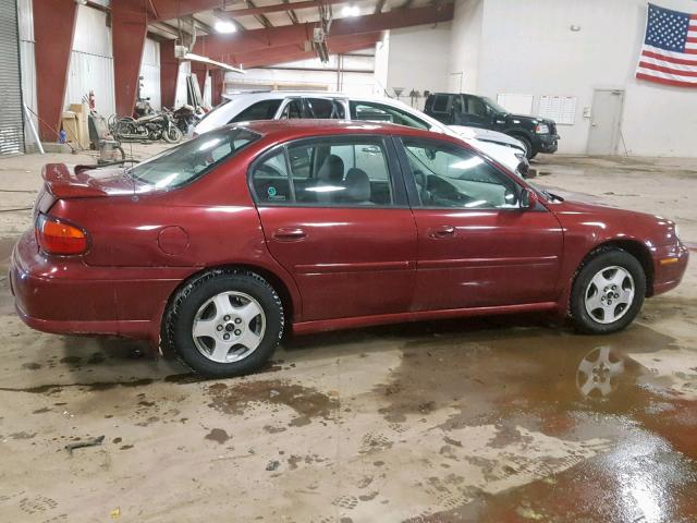 1G1NE52J22M614613 - 2002 CHEVROLET MALIBU LS 红色 照片 9