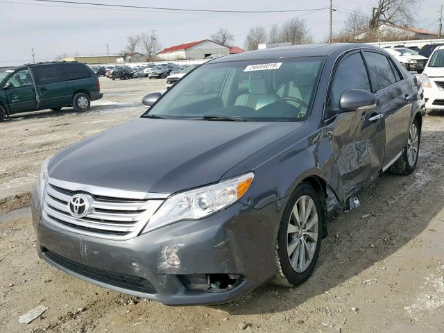 4T1BK3DB6CU460899 - 2012 TOYOTA AVALON BAS CHARCOAL photo 2