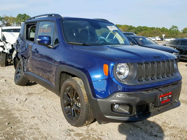 ZACCJABB6JPH48617 - 2018 JEEP RENEGADE L BLUE photo 1