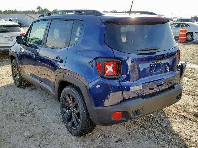 ZACCJABB6JPH48617 - 2018 JEEP RENEGADE L BLUE photo 3