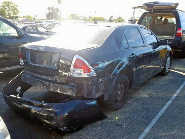 3FAHP06Z77R211703 - 2007 FORD FUSION S BLACK photo 4