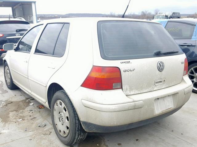 9BWFR61J644041604 - 2004 VOLKSWAGEN GOLF GL TD WHITE photo 3