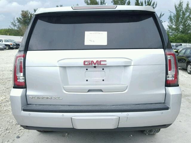 1GKS1GEC4FR268205 - 2015 GMC YUKON XL C SILVER photo 10