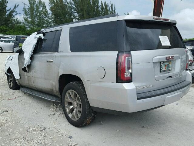 1GKS1GEC4FR268205 - 2015 GMC YUKON XL C SILVER photo 3