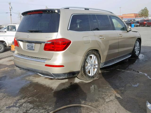 4JGDF7CE8DA171543 - 2013 MERCEDES-BENZ GL 450 4MA GOLD photo 4