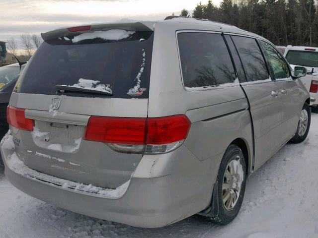 5FNRL38779B041063 - 2009 HONDA ODYSSEY EX GRAY photo 4