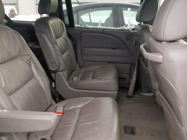 5FNRL38779B041063 - 2009 HONDA ODYSSEY EX GRAY photo 6