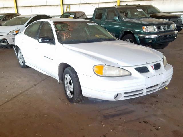 1G2NF52T21M520014 - 2001 PONTIAC GRAND AM S WHITE photo 1