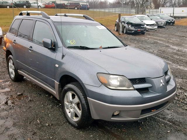 JA4LZ41G73U045143 - 2003 MITSUBISHI OUTLANDER GRAY photo 1