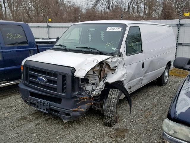 1FTNE1EW6CDB36026 - 2012 FORD ECONOLINE WHITE photo 2