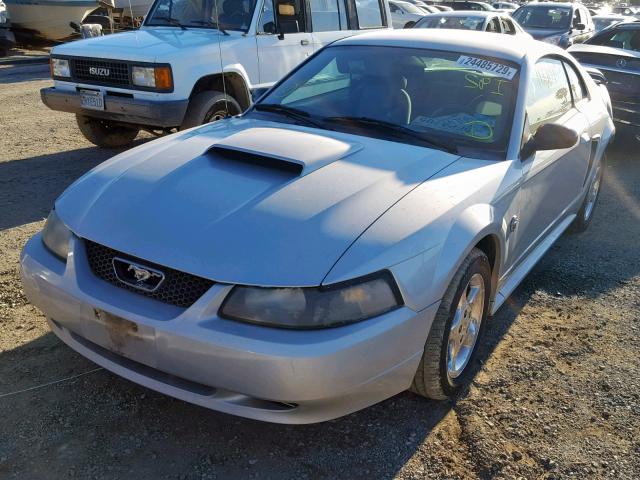 1FAFP40604F143475 - 2004 FORD MUSTANG SILVER photo 2