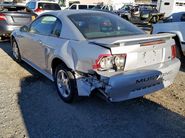 1FAFP40604F143475 - 2004 FORD MUSTANG SILVER photo 3