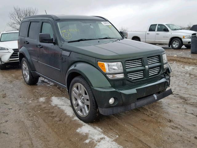 1D4PU4GK9AW174653 - 2010 DODGE NITRO HEAT GREEN photo 1