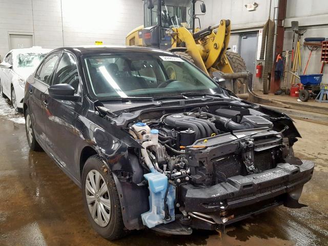 3VW2K7AJ3EM394467 - 2014 VOLKSWAGEN JETTA BASE Սև լուսանկար 1