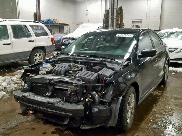 3VW2K7AJ3EM394467 - 2014 VOLKSWAGEN JETTA BASE Սև լուսանկար 2