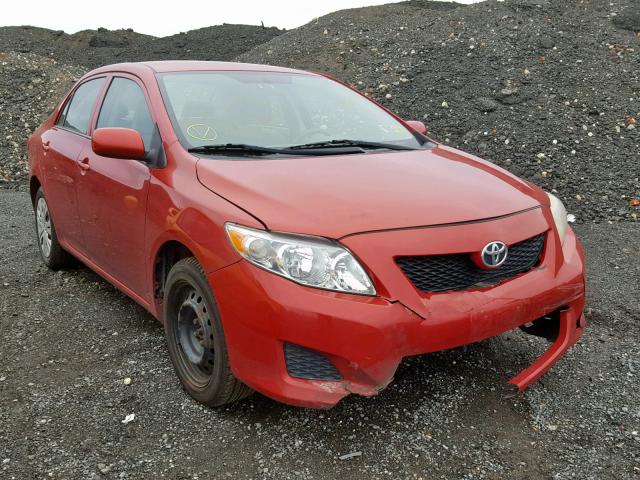 1NXBU4EE3AZ350950 - 2010 TOYOTA COROLLA BA RED photo 1