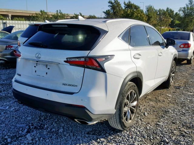 JTJYARBZXG2026973 - 2016 LEXUS NX 200T WHITE photo 4