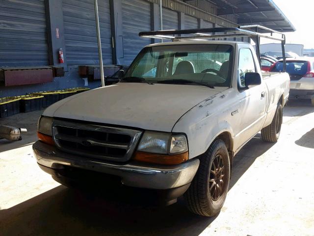 1FTYR10V0YPA66318 - 2000 FORD RANGER WHITE photo 2