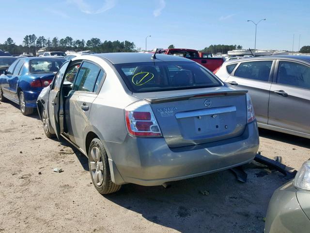 3N1AB6AP0CL631967 - 2012 NISSAN SENTRA 2.0 GRAY photo 3