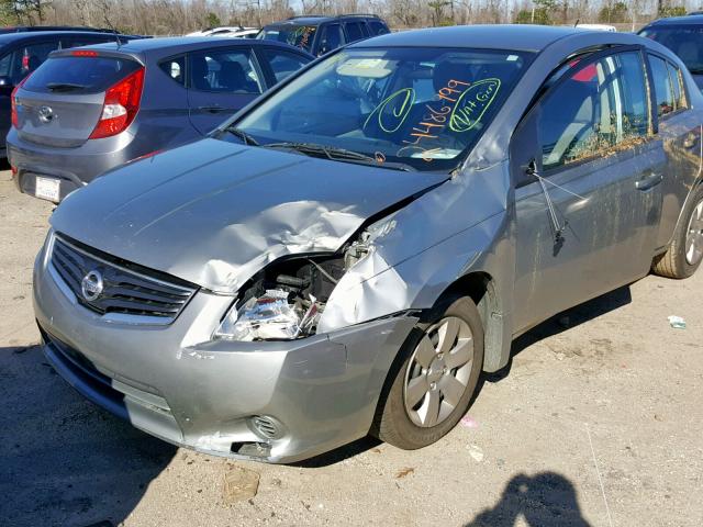 3N1AB6AP0CL631967 - 2012 NISSAN SENTRA 2.0 GRAY photo 9