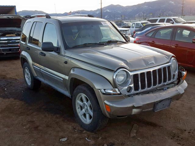 1J8GL58K57W544745 - 2007 JEEP LIBERTY LI GOLD photo 1