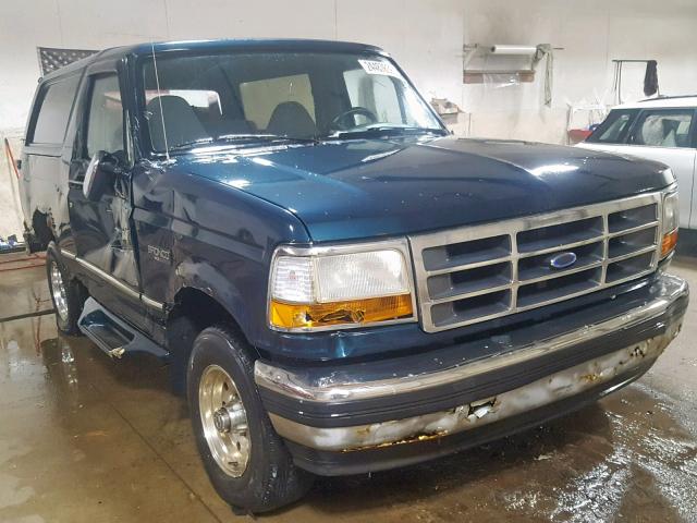 1FMEU15H8SLB33018 - 1995 FORD BRONCO U10 GREEN photo 1