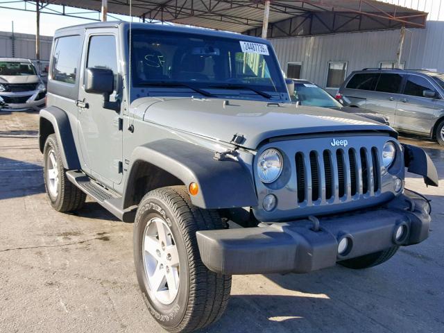 1C4AJWAG5EL326429 - 2014 JEEP WRANGLER S GRAY photo 1