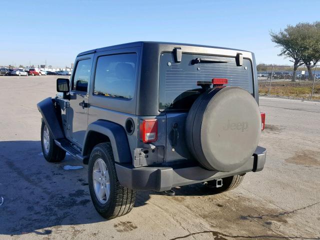 1C4AJWAG5EL326429 - 2014 JEEP WRANGLER S GRAY photo 3