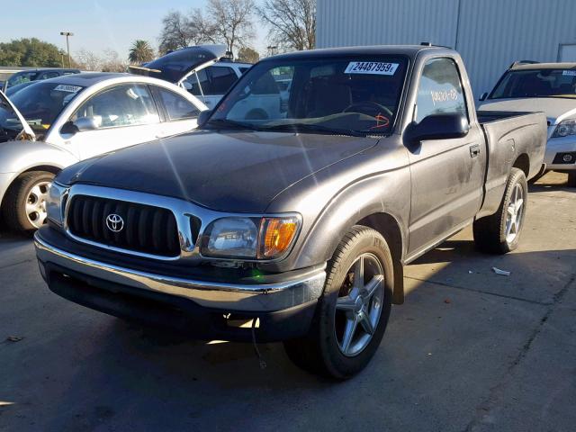 5TENL42N43Z151912 - 2003 TOYOTA TACOMA GRAY photo 2