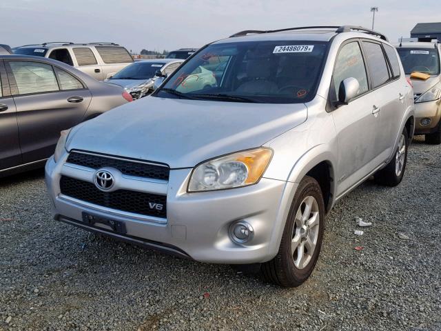 JTMDK4DV0AD012782 - 2010 TOYOTA RAV4 LIMIT SILVER photo 2