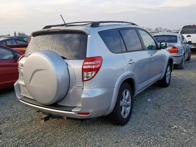 JTMDK4DV0AD012782 - 2010 TOYOTA RAV4 LIMIT SILVER photo 4