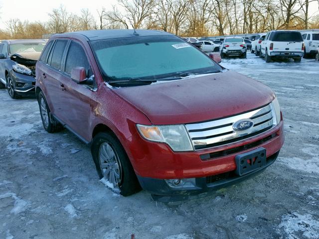 2FMDK3JC1ABA45143 - 2010 FORD EDGE SEL RED photo 1