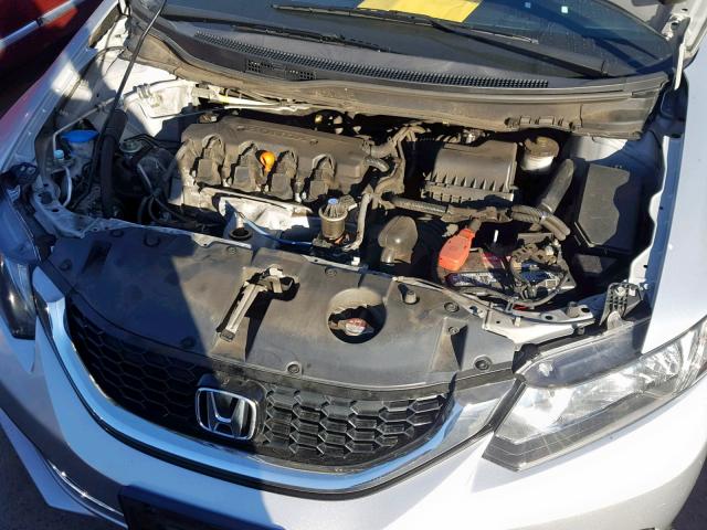 2HGFB2F99FH513503 - 2015 HONDA CIVIC EXL SILVER photo 7