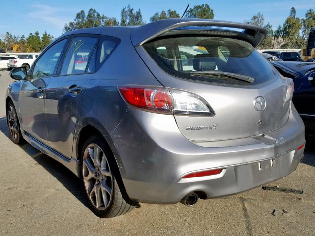 JM1BL1K40B1421249 - 2011 MAZDA SPEED 3 CHARCOAL photo 3